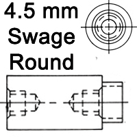 4.5mm Round Swage Standoffs