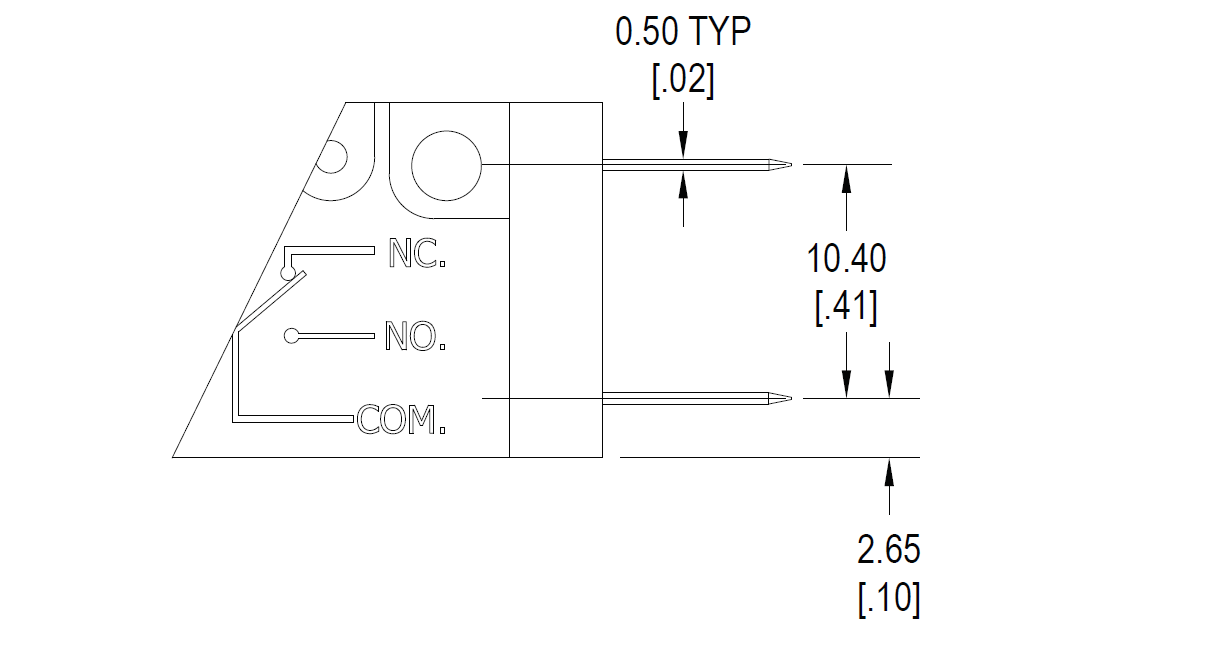 CIT VM3S SPST NC Quick Connect