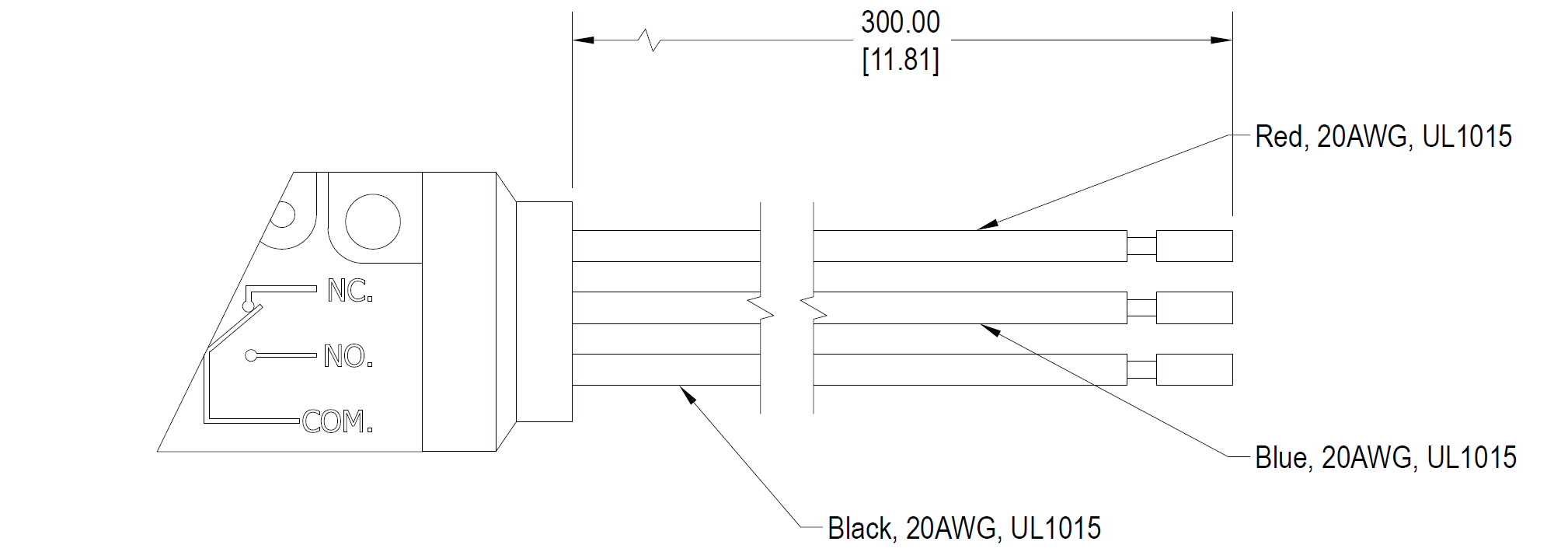 CIT VM3S SPDT Wire Leads