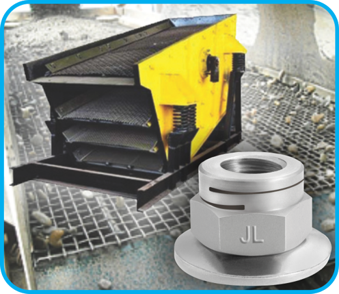 All-Metal Locknuts Improve Mining Shaker Tables