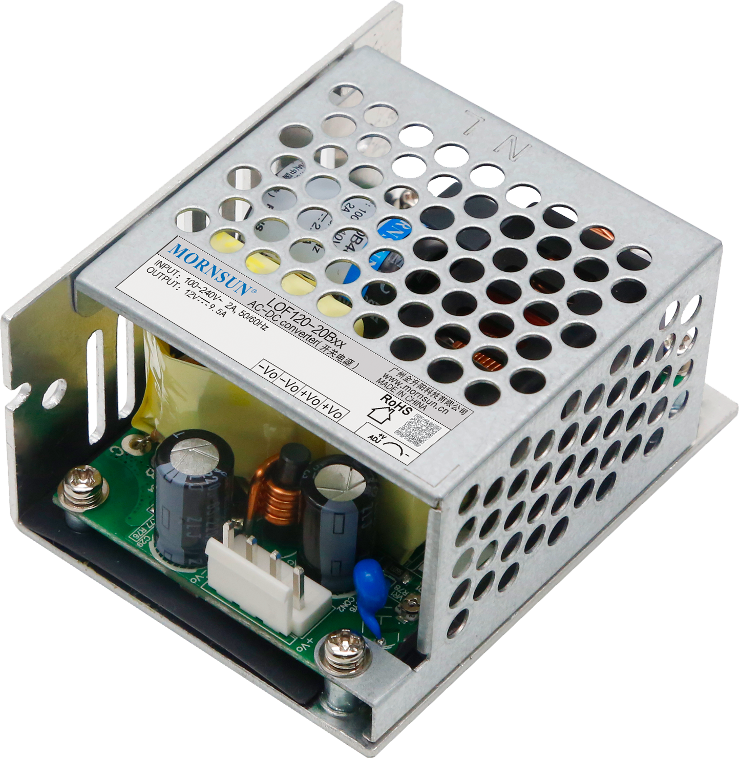 Mornsun LOF120 enclosed medical power supply