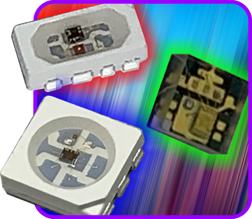 SMT RGB LEDs with Built-In IC