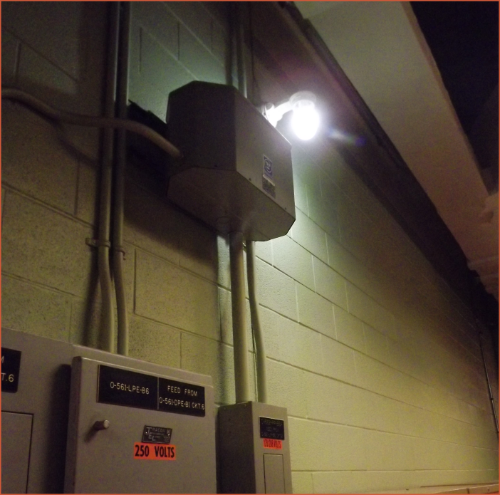 Emergency Powered Lighting using VCC LED Lamps