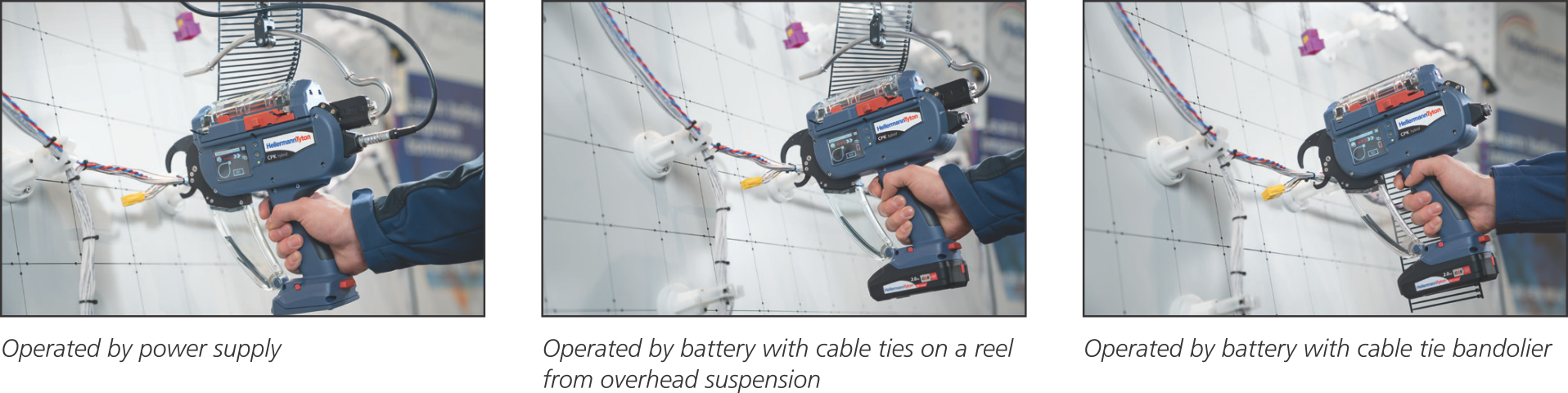 HellermannTyton CPK Hybrid Cordless Cable Tie Tool