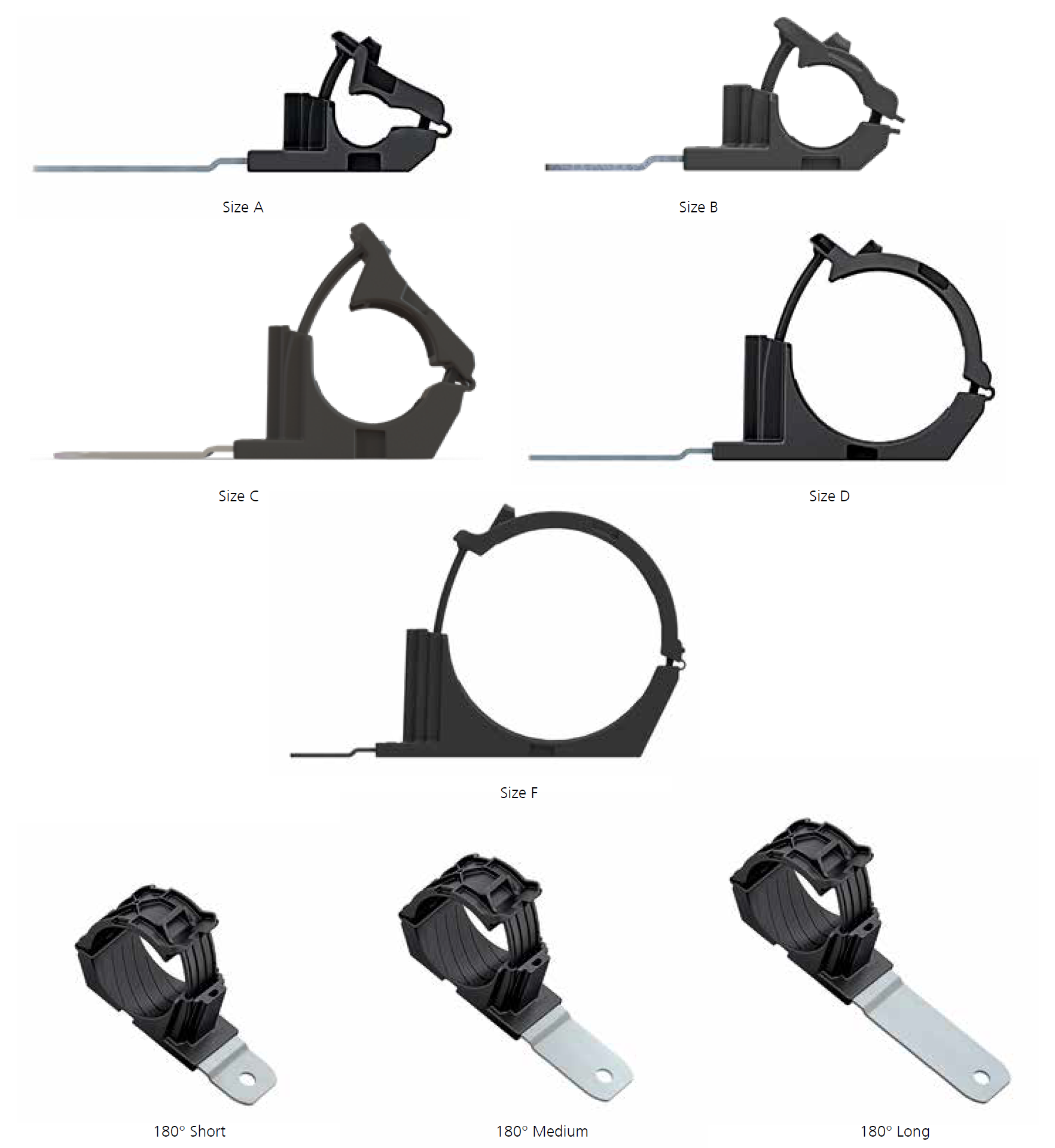 HellermannTyton Ratchet P Clamp