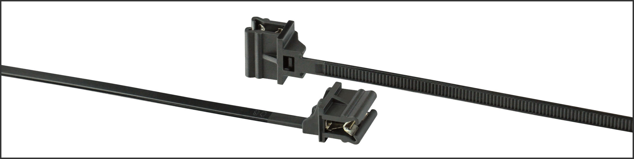 Heyco One Piece Edge Clip Cable Tie