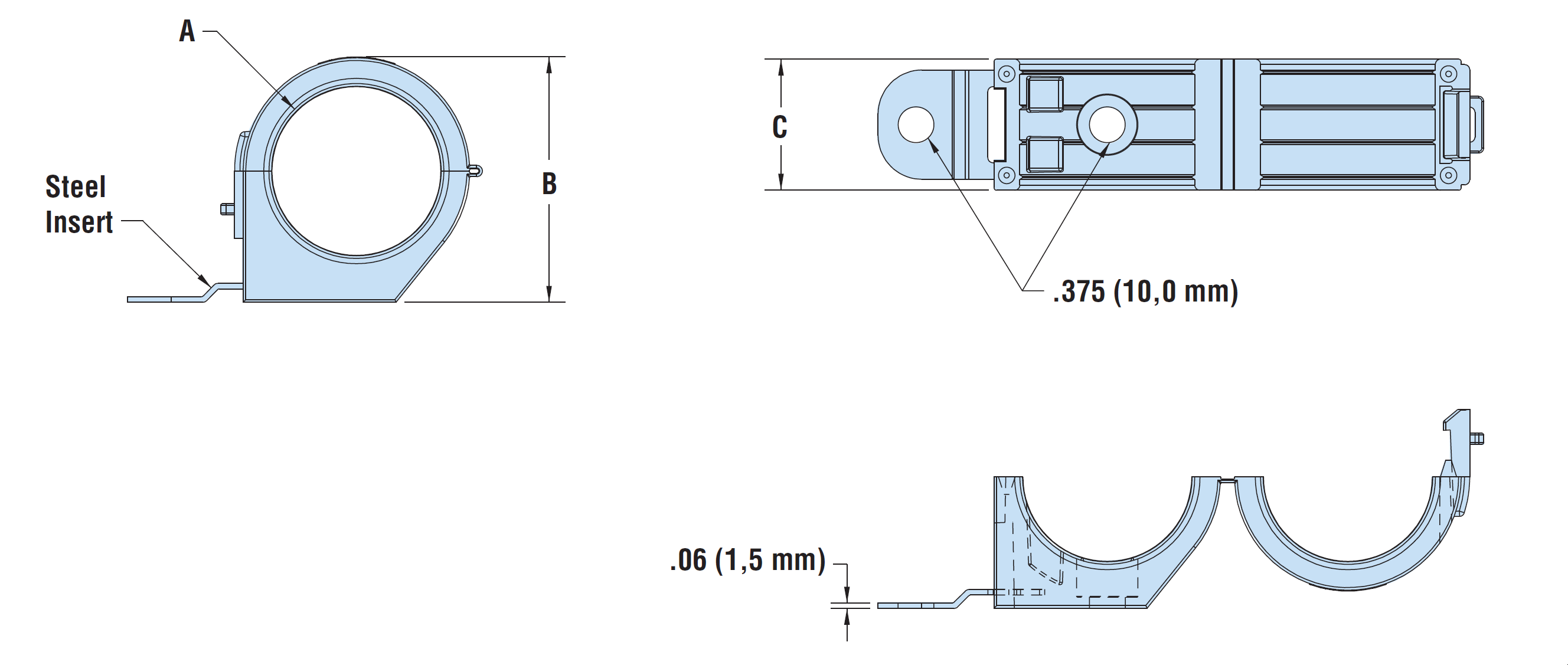 Heyco Lockit P Clamps