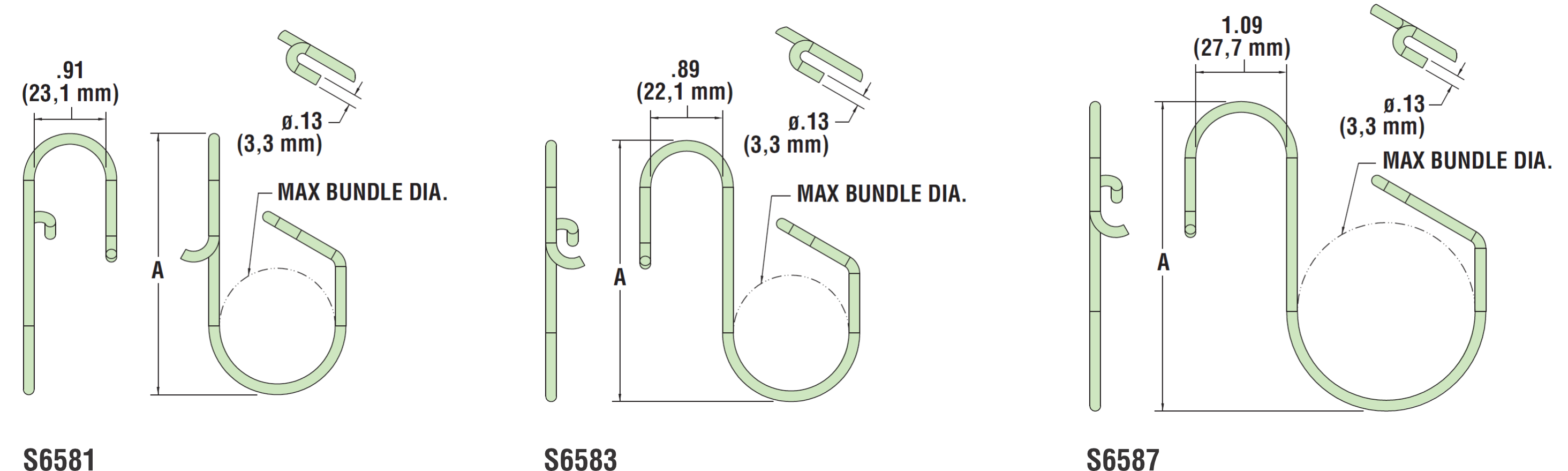 Heyco SunHanger Stainless Steel PV Cable Hanger