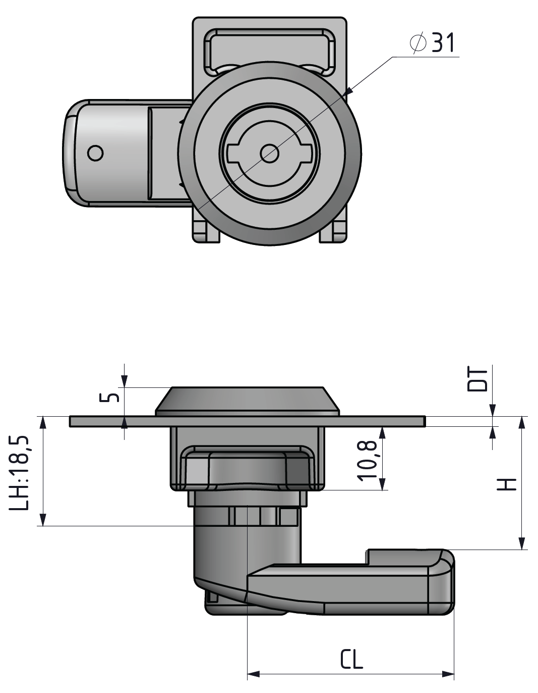 Mesan Quarter Turn Locks, Easy Fixing