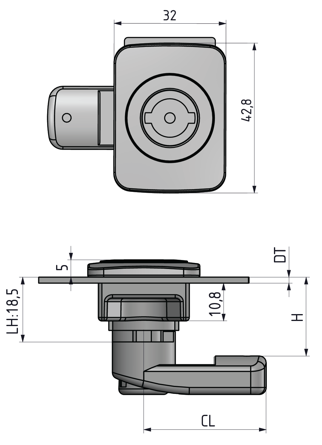 Mesan Quarter Turn Locks, Easy Fixing