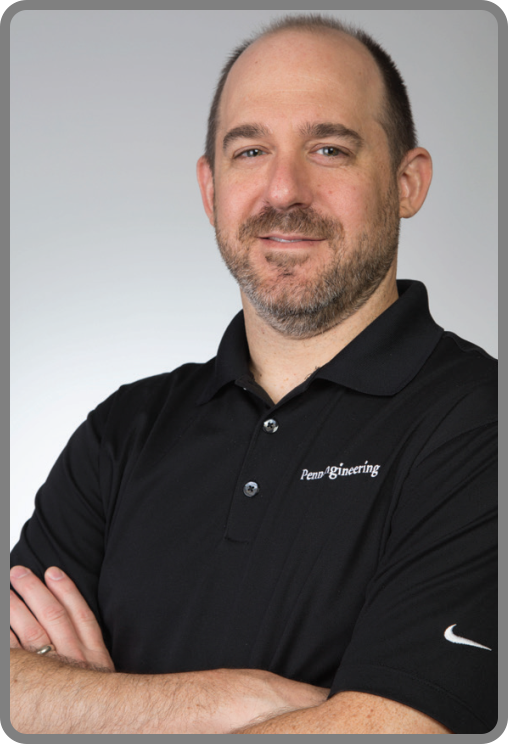 Brian Bentrim, VP, PEM New Product Development and Product Engineering, with Penn Engineering