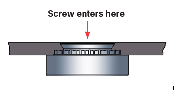 PEM RT Screw Entry Direction