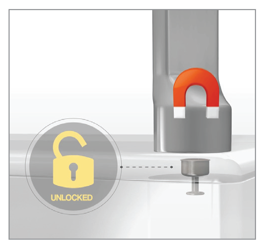PEM Ghost Fastener Magnetic Release