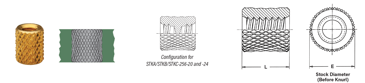 MOLDED-IN INSERTS