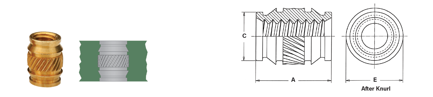 ULTRASONIC / HEAT STAKING INSERTS