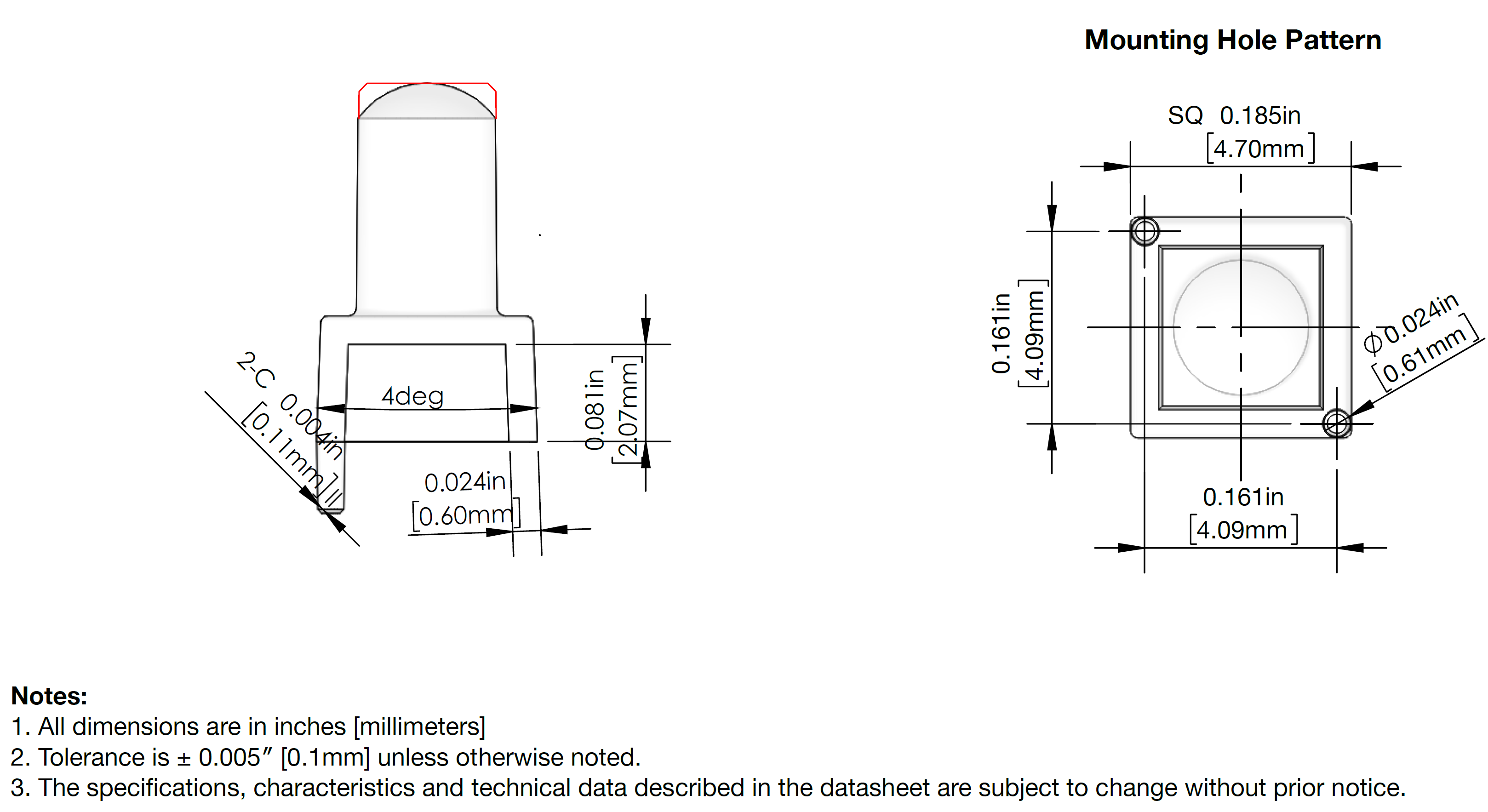 VBL light pipe mechanical