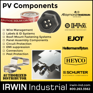 PV Components Advert