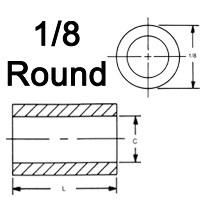1/8 Round Spacers