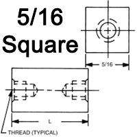 5/16 Square Standoffs