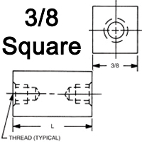 3/8 Square Standoffs
