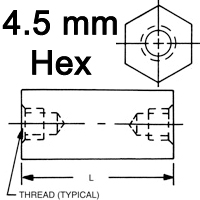 4.5mm Hex Standoff