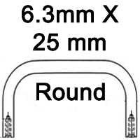 6.3mm Round Internal Thread Handles
