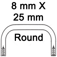 8mm Round Internal Thread Handles